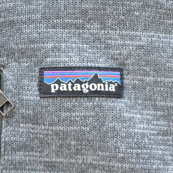 Patagonia Quarter Zip Fleece Pullover Gray Size M - Picture 3 of 5